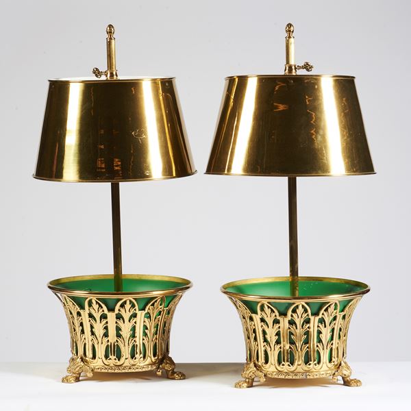 



Due lampade da tavolo, sec. XX