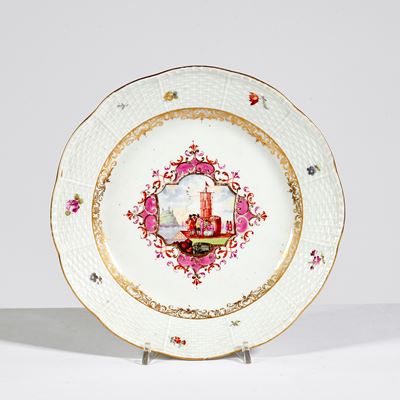 Piatto, Manifattura di Meissen, Sec. XIX