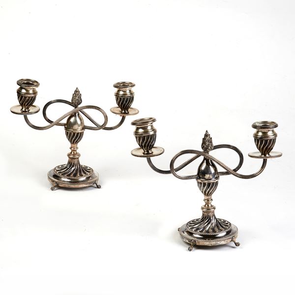 



COPPIA DI CANDELABRI, SEC. XX