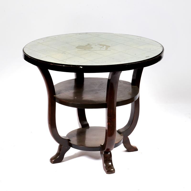 Tavolino circolare, Art D&egrave;co