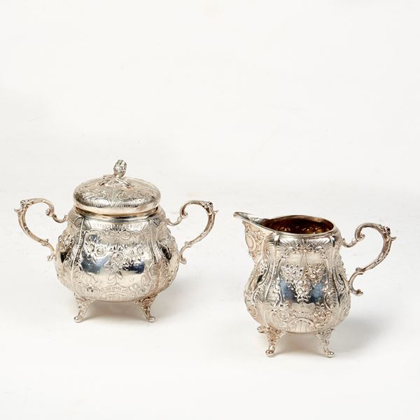 



LATTIERA E ZUCCHERIERA, SEC. XX