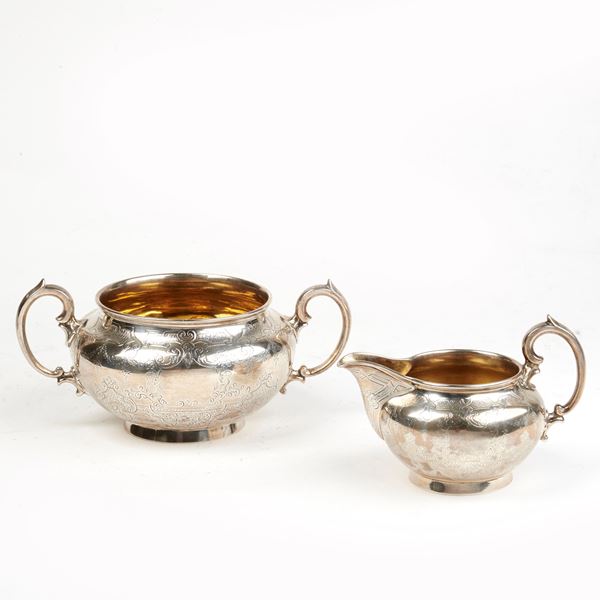 



ZUCCHERIERA E LATTIERA, LONDRA, SEC. XIX