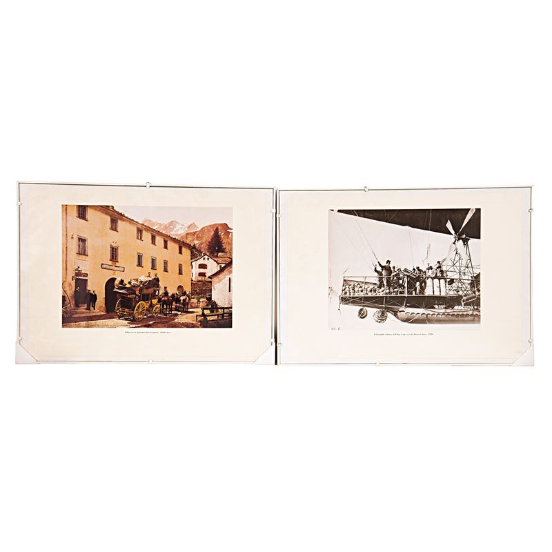 Raccolta di riproduzioni fotografiche di opere storiche (XIX-XX secolo) con cornici in pico glass