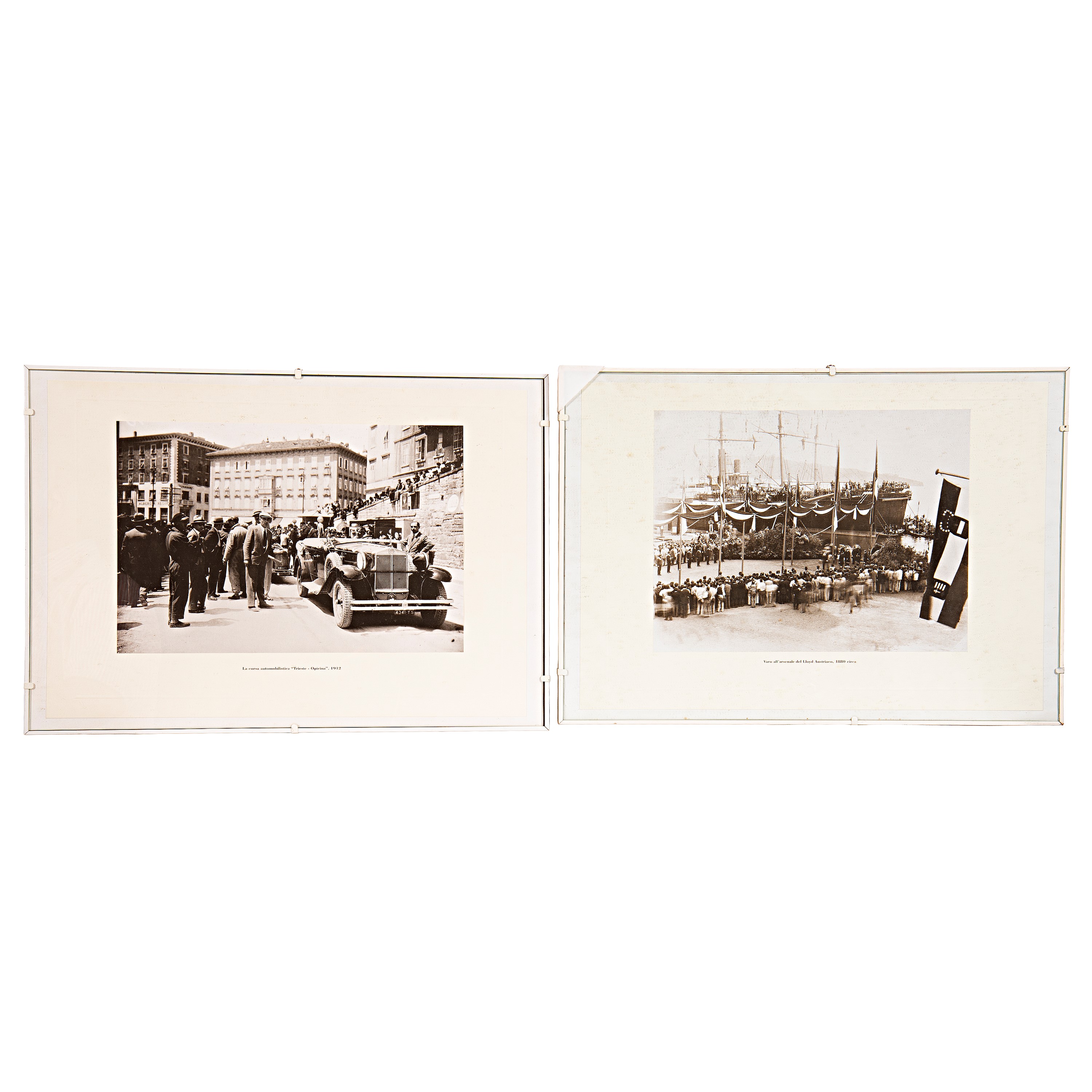 Raccolta di riproduzioni fotografiche di opere storiche (XIX-XX secolo) con cornici in pico glass