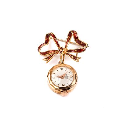 Spilla in Oro 18kt e Smalti