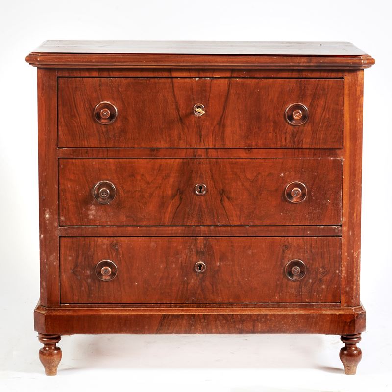 Piccolo cassettone, sec. XIX