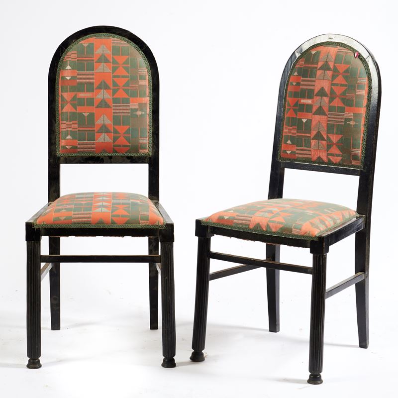 Sei sedie, art dec&ograve;