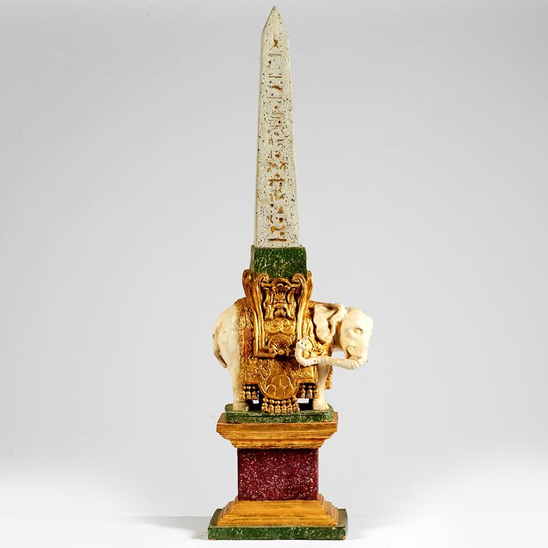 Riproduzione dell'obelisco della Minerca, sec. XX