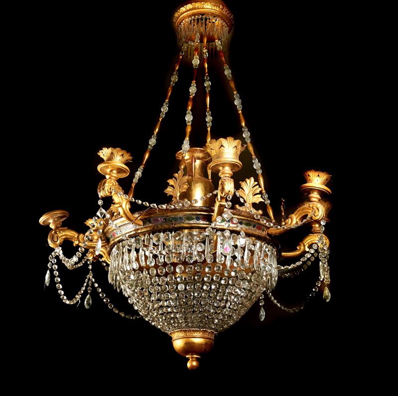 Grande lampadario, sec. XVIII