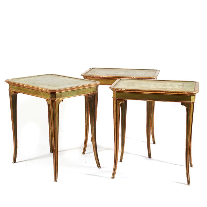 Tre tavolini, in stile Direttorio