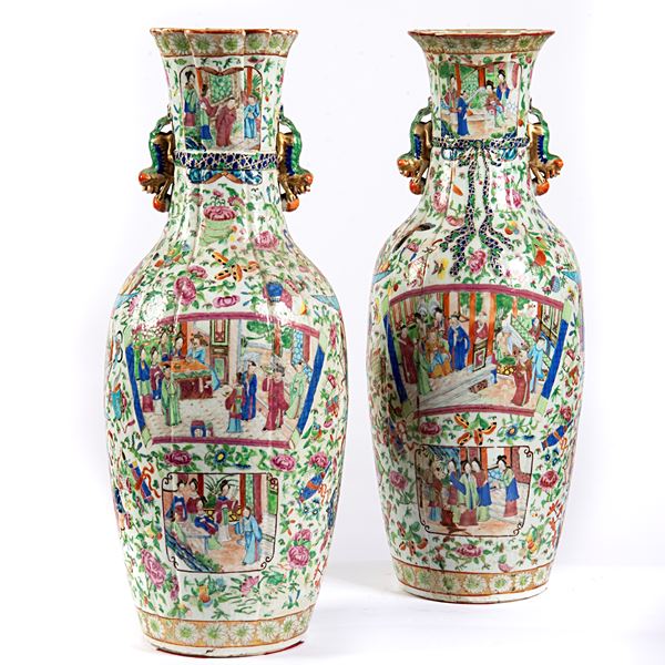 



Coppia di vasi, Cina, sec. XX