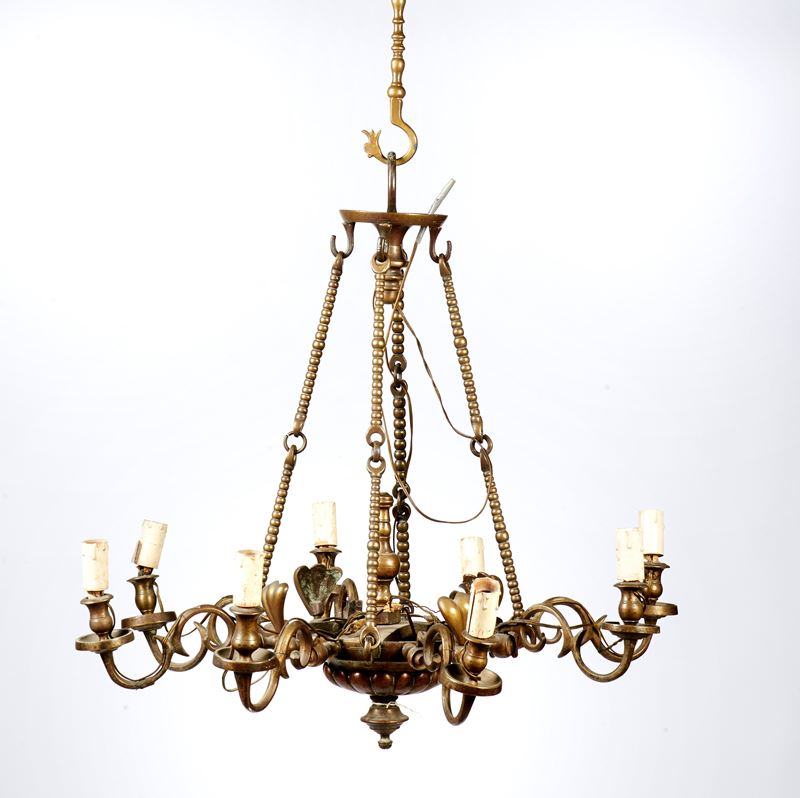 Lampadario, inizi sec. XX