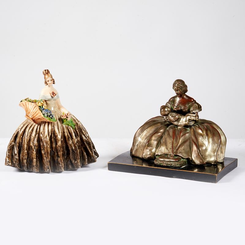 Statuina, manifattura Cacciapuoti, sec. XX