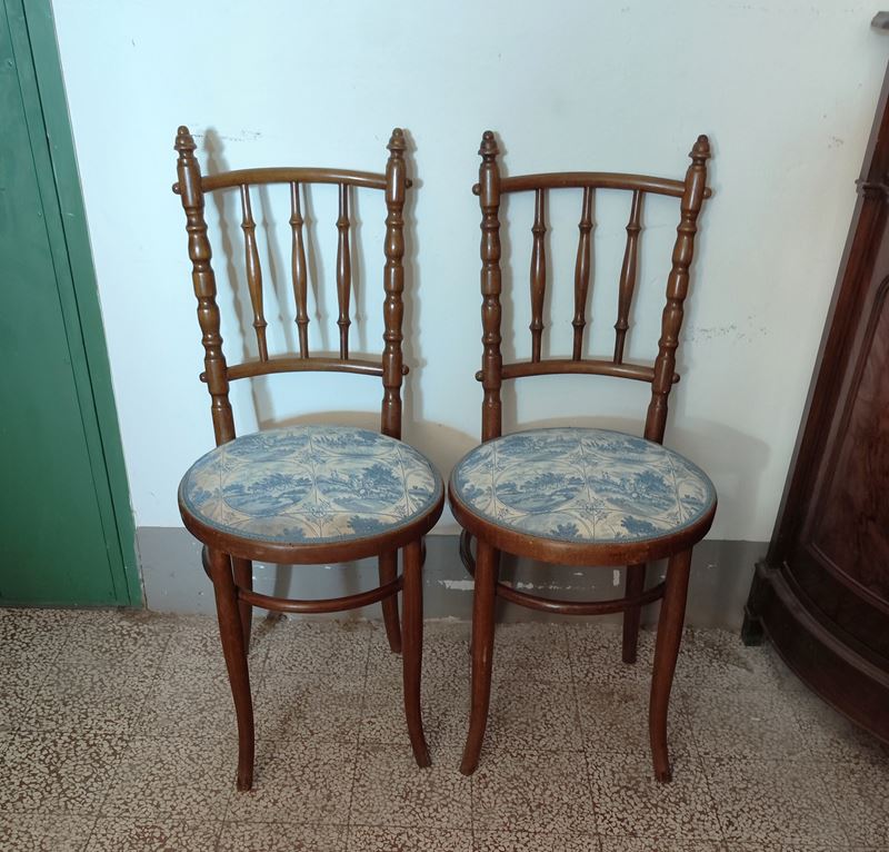 Coppia di sedie, sec. XX