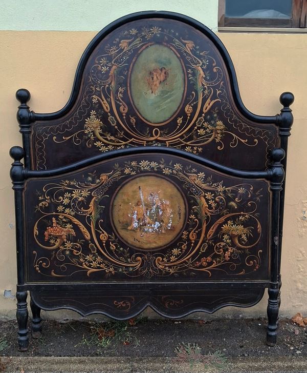 Letto matrimoniale, sec. XIX