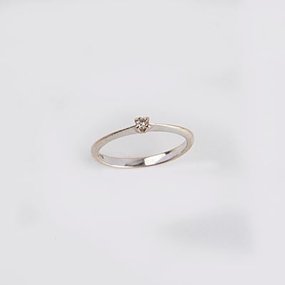 Anello in Oro 18kt e Diamante
