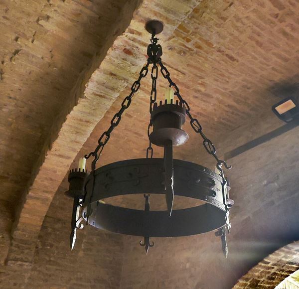 Coppia di lampadari, sec. XX