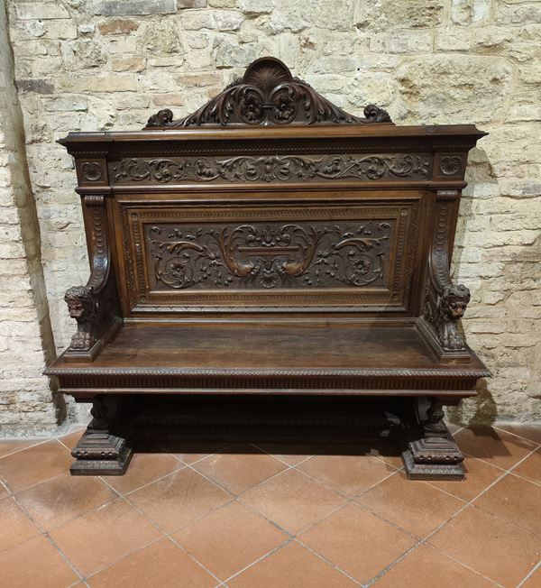 Panca, in stile Rinascimento