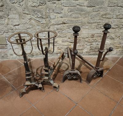 Due Coppie di Alari, Sec. XVIII