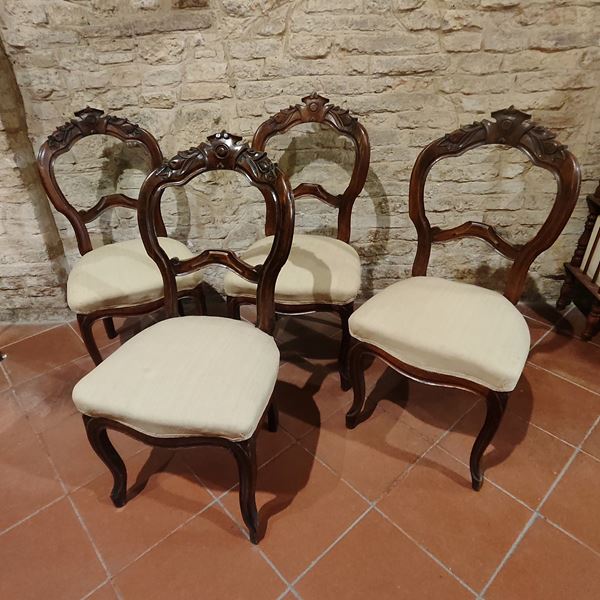 Quattro sedie, sec. XIX
