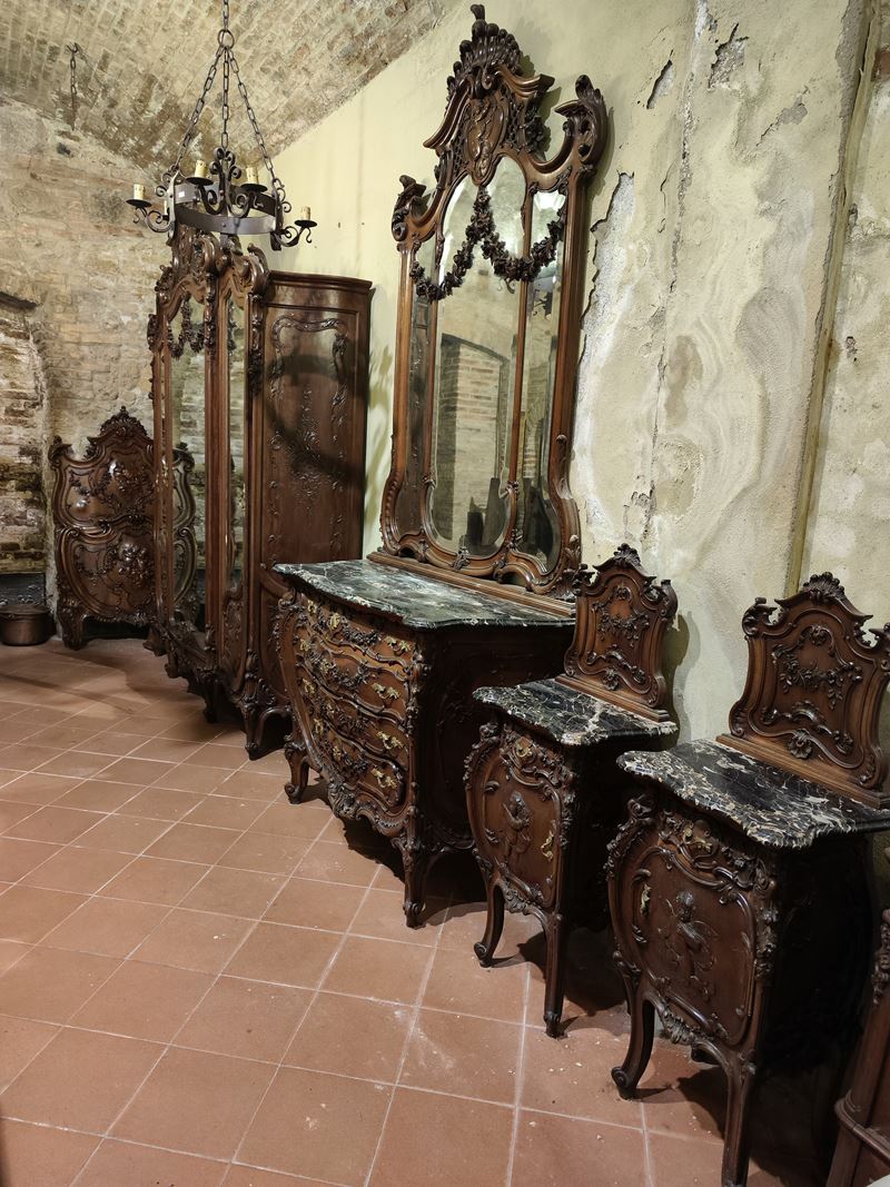 Camera matrimoniale, Italia meridionale, sec. XIX