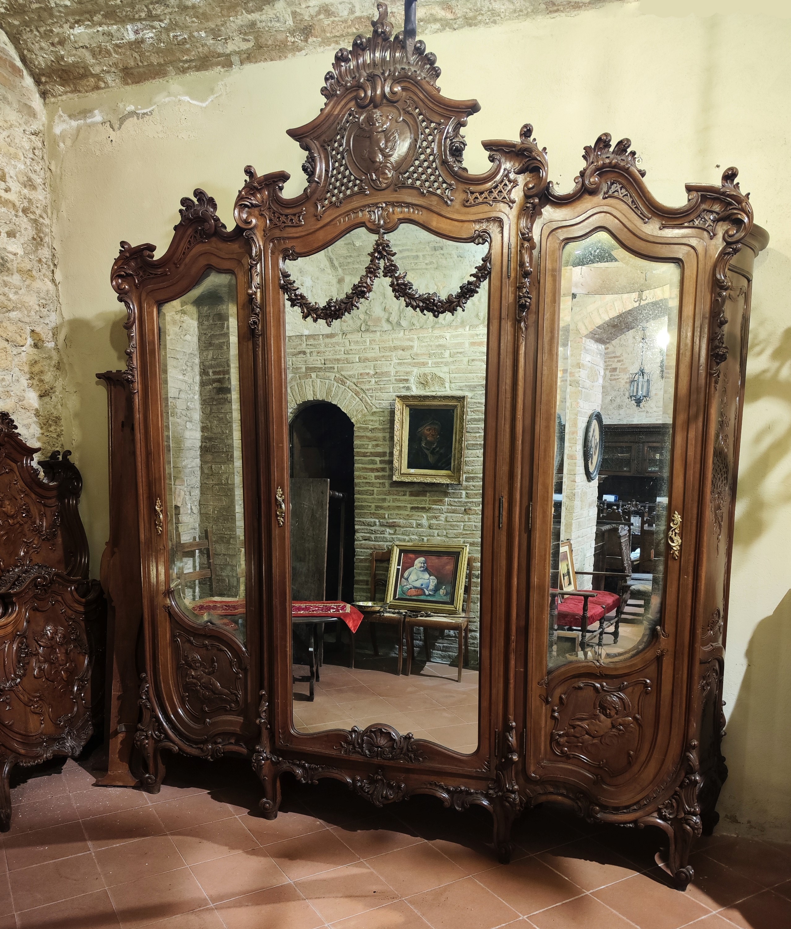 Camera matrimoniale, Italia meridionale, sec. XIX