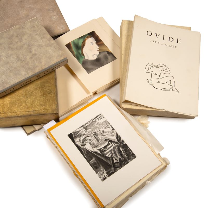 Quattro volumi letterari e d’arte (XX secolo), edizioni varie