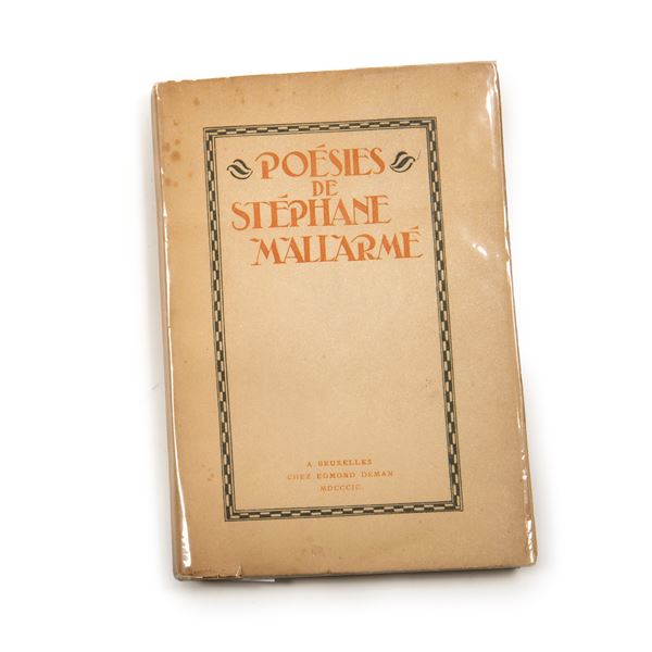 S. Mallarmé, Poésie de Stéphane Mallarmé, Bruxelles, Edmond Deman, 1899  - Asta Arredi, mobili e oggetti d'arte - Poggio Bracciolini Casa d'Aste