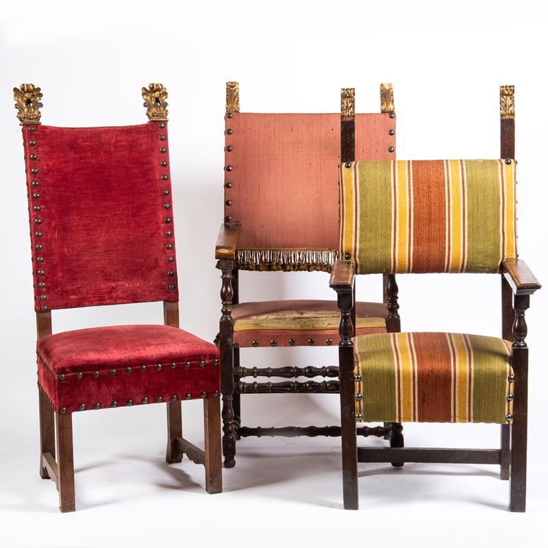 Poltrona, in stile Seicento