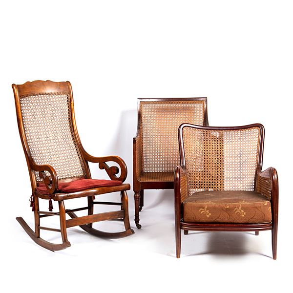 



Poltrona a dondolo, inizi sec. XX 