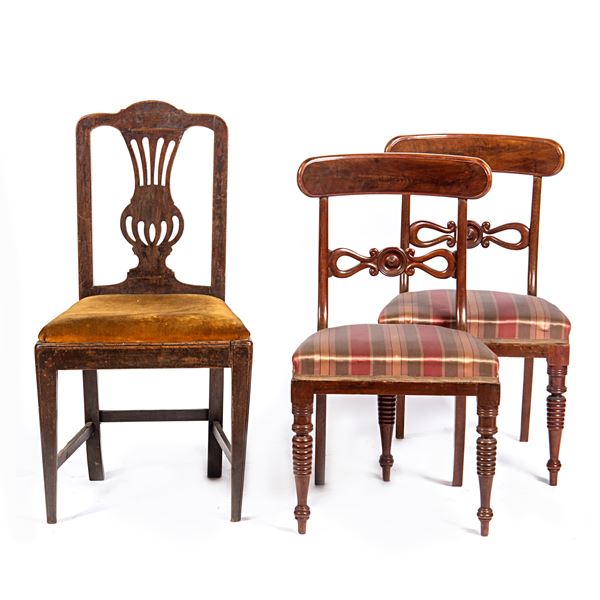



Coppia di sedie, Inghilterra, sec. XIX 