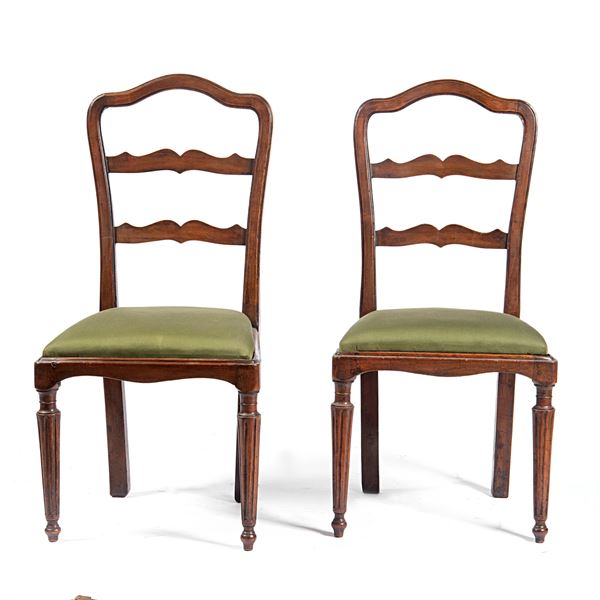 



Quattro sedie, sec. XX 