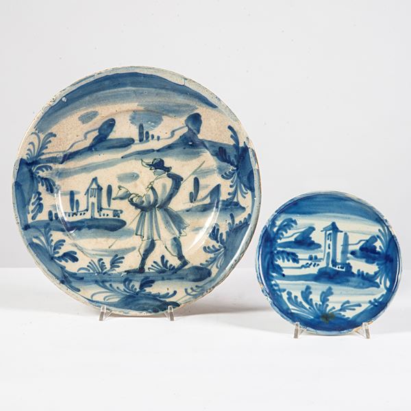 



Piatto e alzata, Savona, sec. XVIII