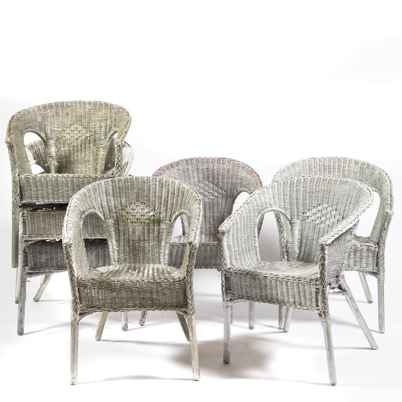 Sette poltroncine, sec. XX