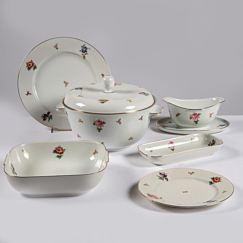Servito di piatti, manifattura Rosenthal, sec. XX