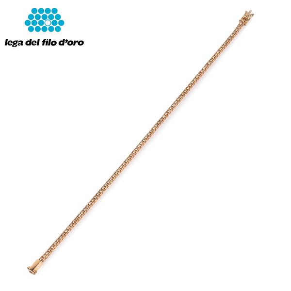 



BRACCIALE TENNIS, CRIERI, IN ORO GIALLO 18KT