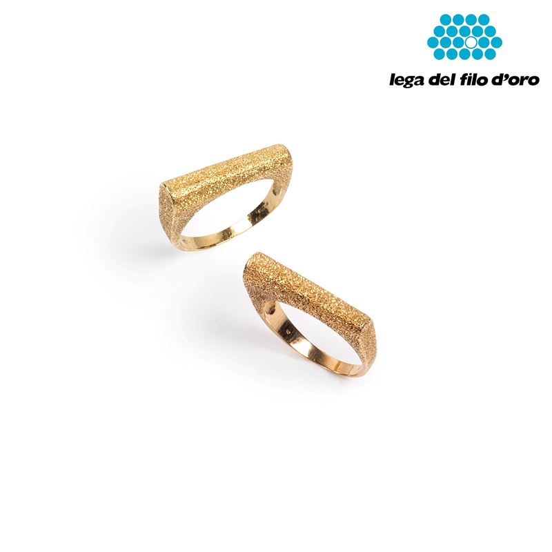 COPPIA DI ANELLI IN ORO GIALLO 18KT