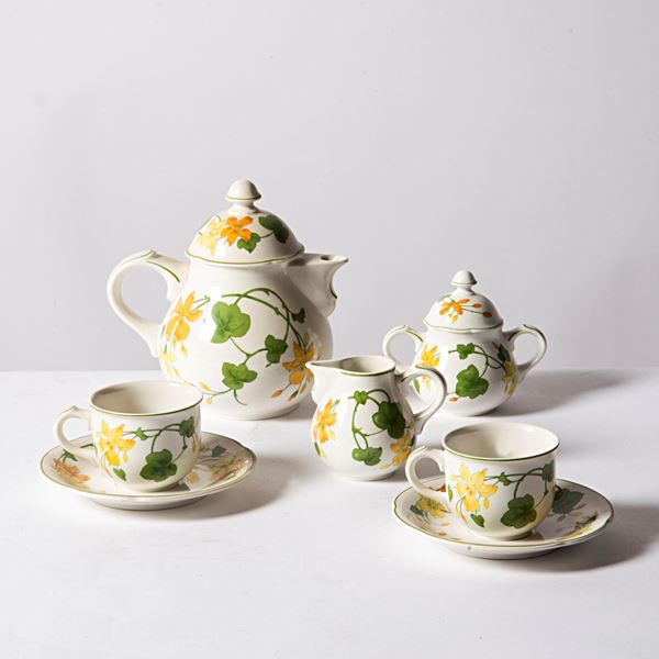 



Servito da t&egrave;, manifattura Villeroy &amp; Boch, sec. XX