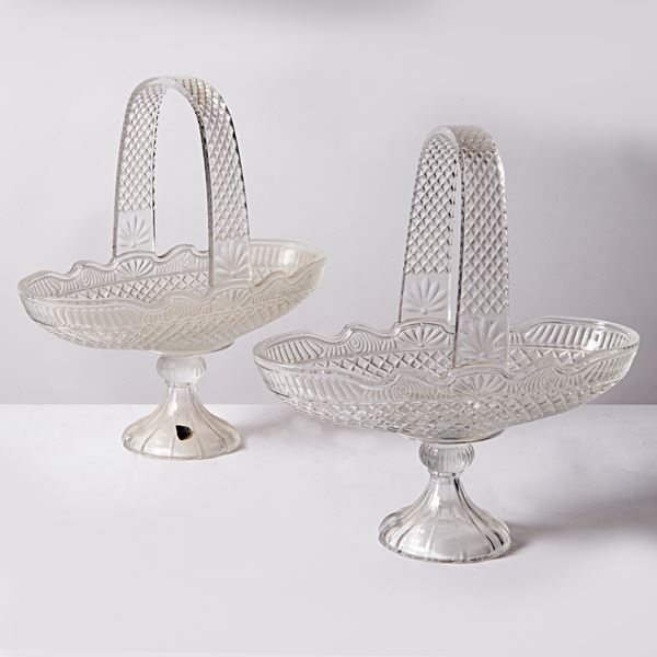 



Coppia di alzate porta frutta, sec. XX