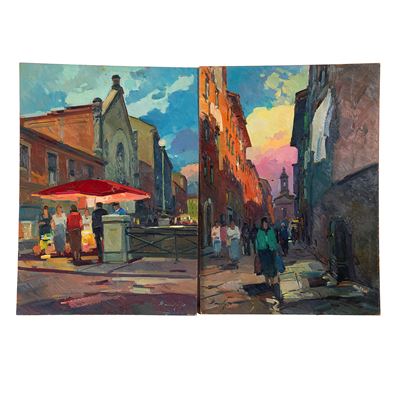 Piero Marchi, Vecchia Livorno: Mattino