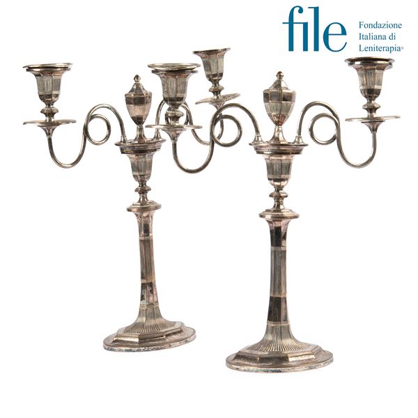 



COPPIA DI CANDELABRI, META' DEL SEC. XIX