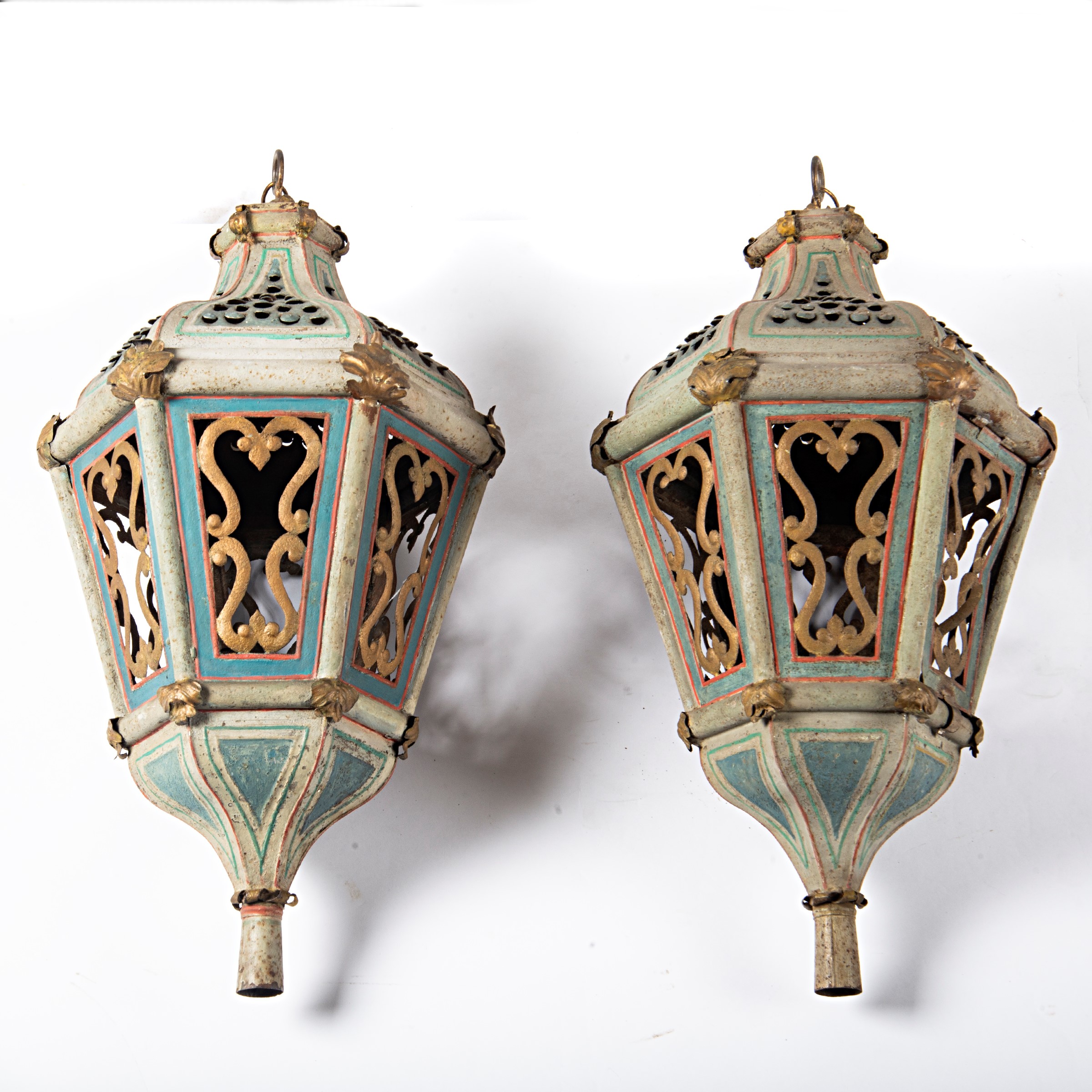 Coppia di Lanterne da Processione, Sec. XIX