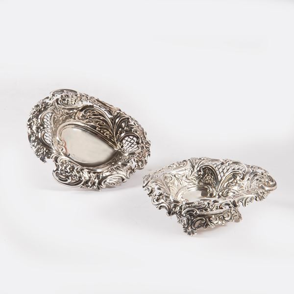 



Coppia di vaschette, Birmingham, sec. XX 