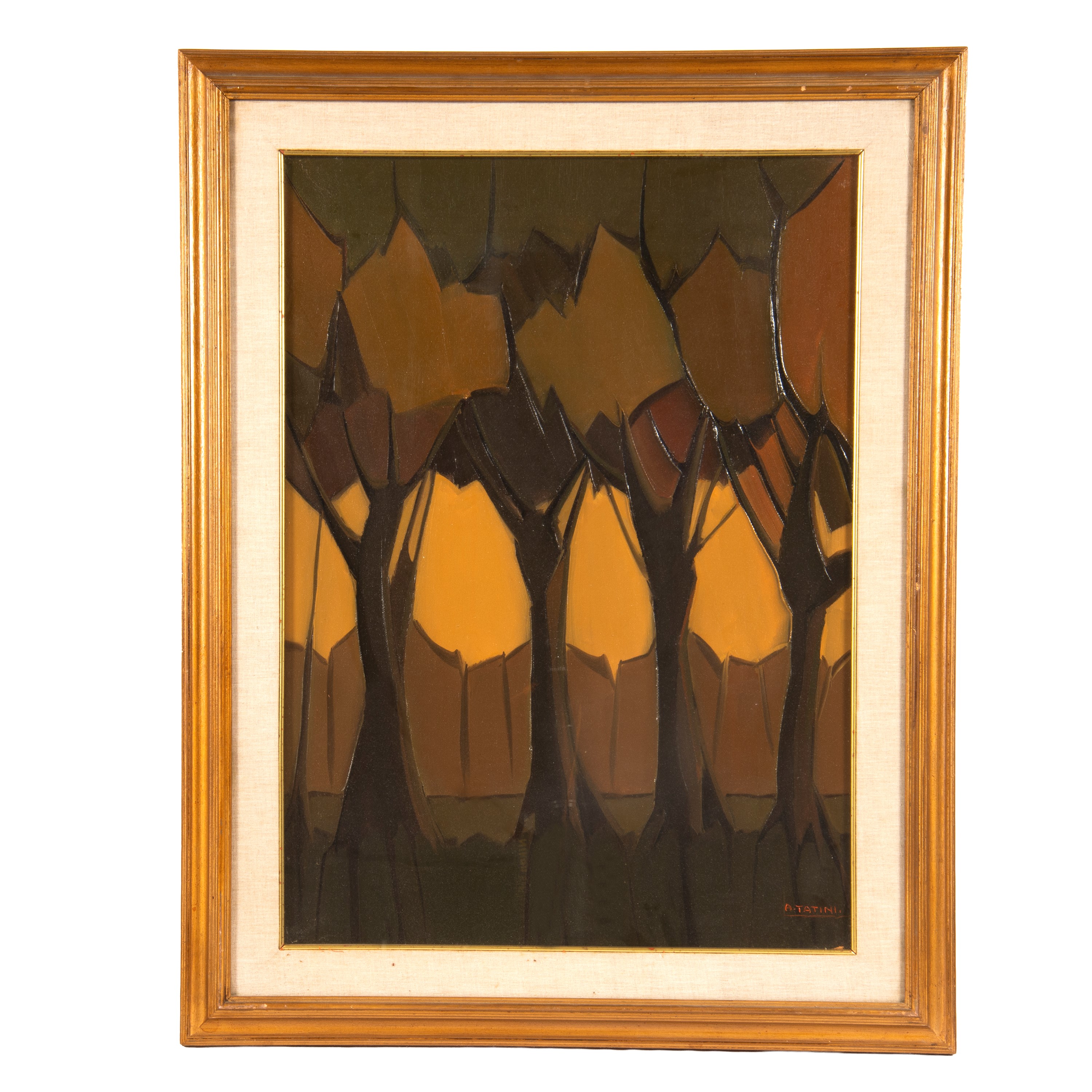Alviero Tatini, Strani alberi (olio su tela)