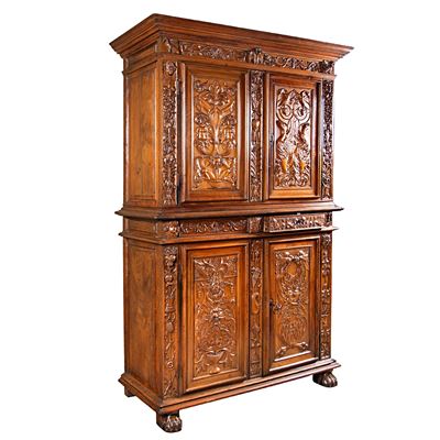 Credenza a Due Corpi, Sec. XVIII