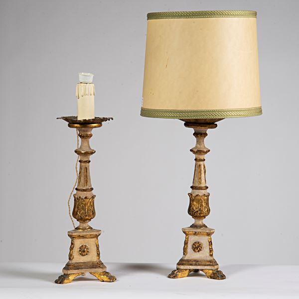 



Coppia di candelabri, sec. XVIII