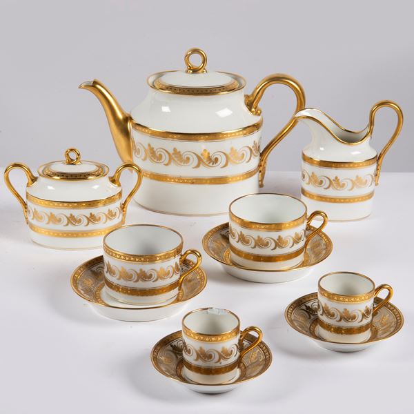 



Servito da t&egrave; e caff&egrave;, manifattura Richard Ginori, sec. XX