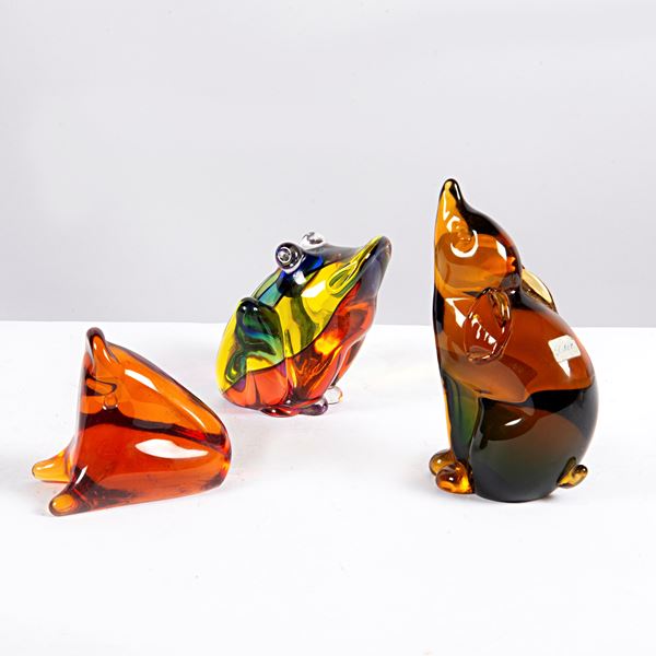 



Tre animali, sec. XX