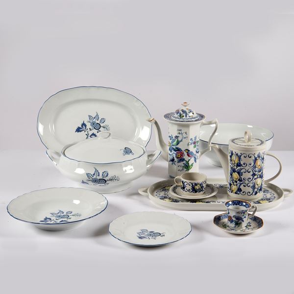 



Servito di piatti, manifattura Richard Ginori, sec. XX