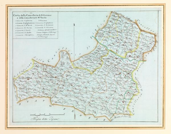 



Ambito dei cartografi Giachi, sec. XVIII